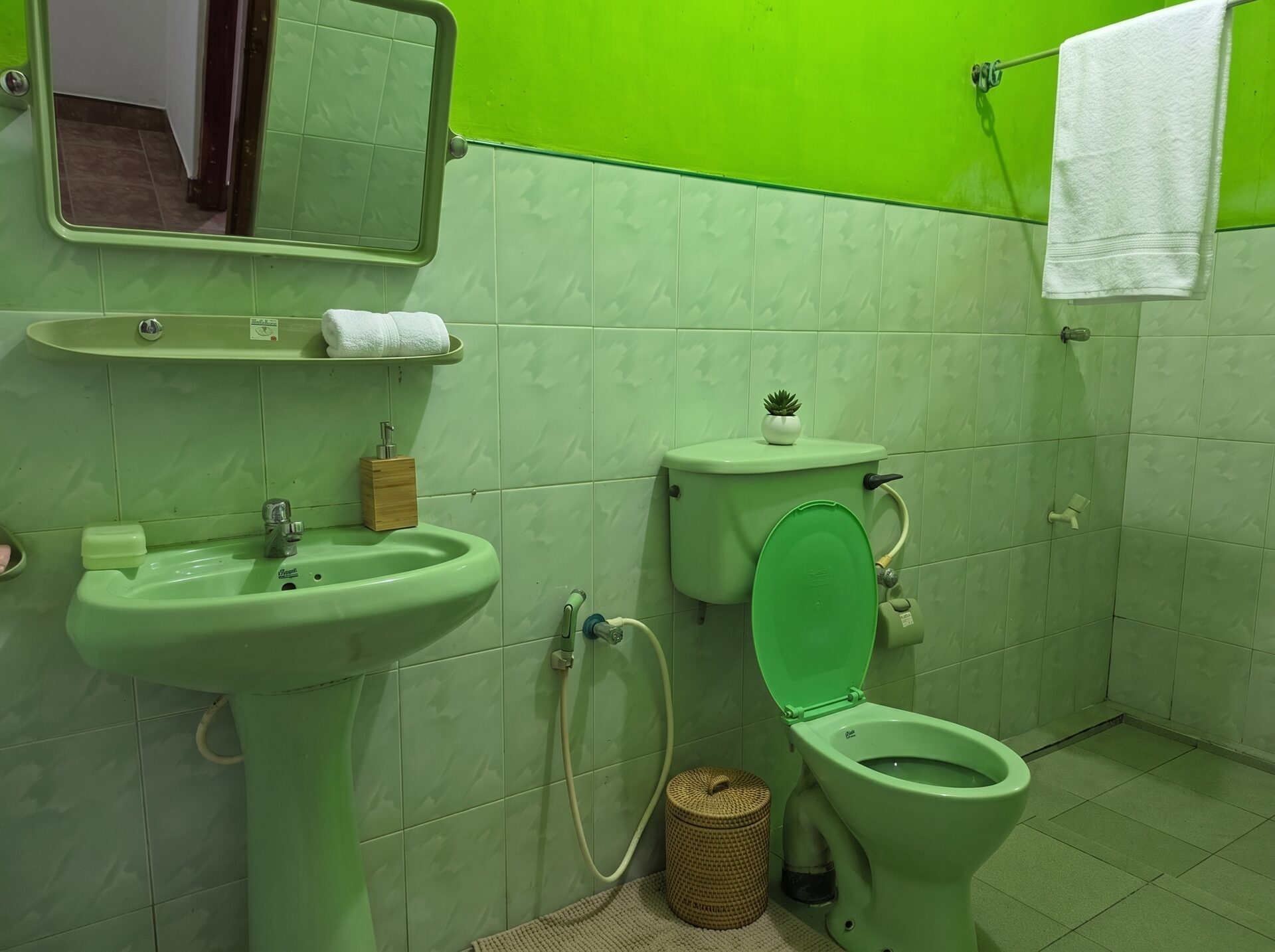 Two shared bathrooms